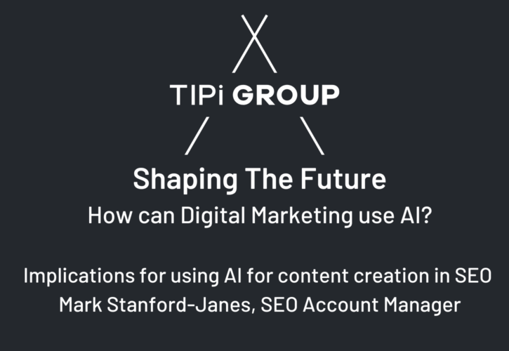Shaping the Future: Implications for using AI for content creation in SEO