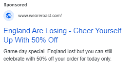 England Loss